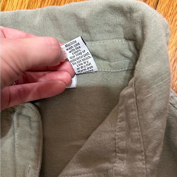 Sincerely Jules Jumpsuit Size XS Tie Waist Cuffed Sleeves Cuffed Straight Leg - Picture 6 of 14